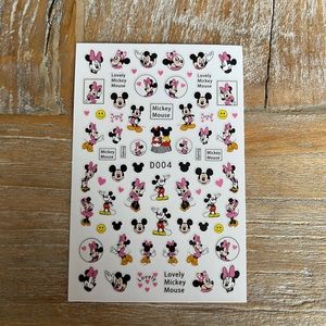Disney Mickey Mouse Nail Decals